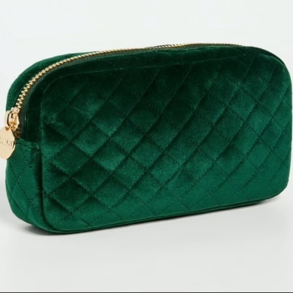 Stoney Clover Lane Emerald green small pouch